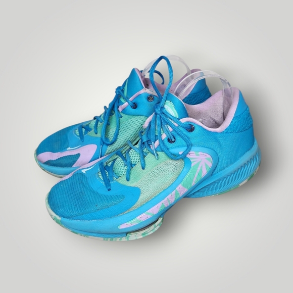 Nike Nike Zoom Freak 4 'Birthstone' Blue Green DJ6149-400 Men's Size 8.5 Shoes